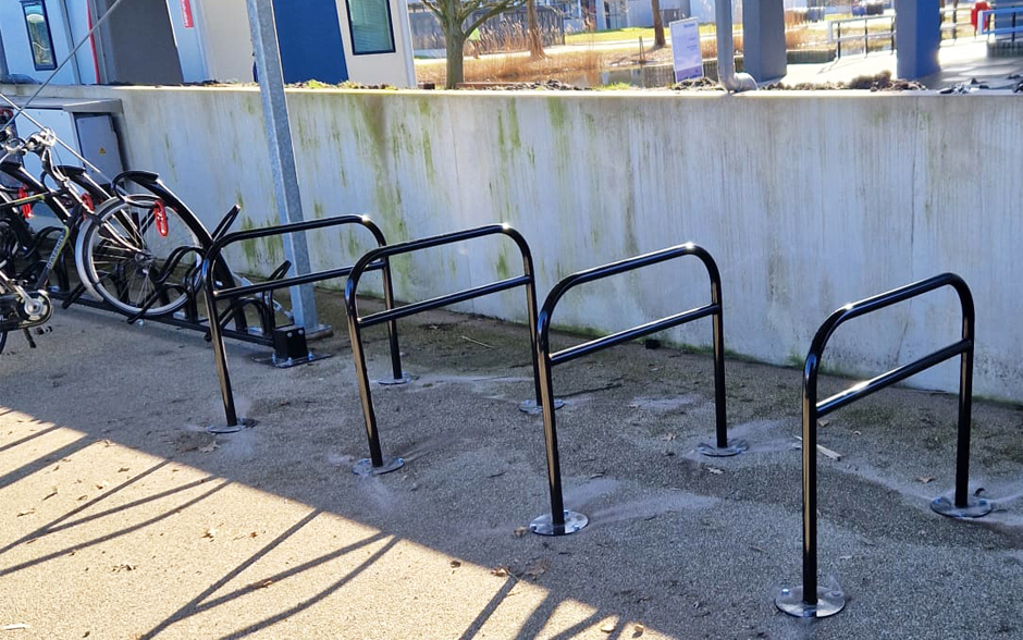 Leon fietsleunhek staal met dwarsstang