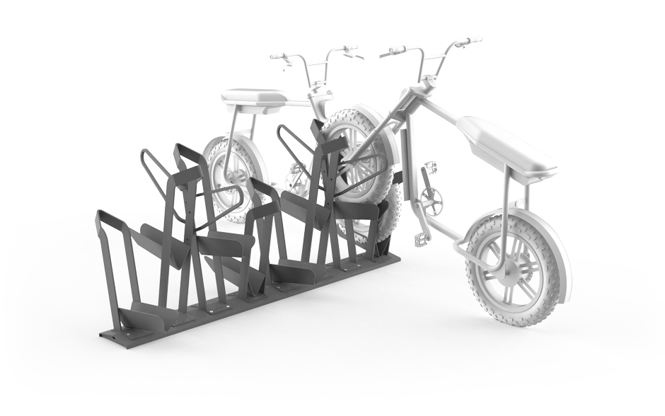 Kran parkeersysteem dubbelzijdig