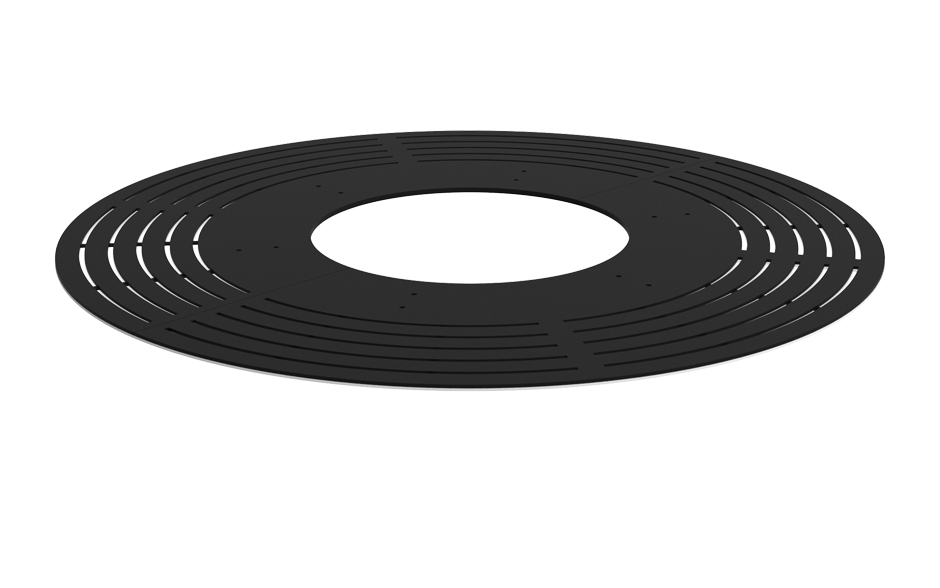 Scala boomrooster rond staal