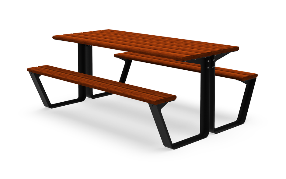 Reposa picknickset staal & bamboe