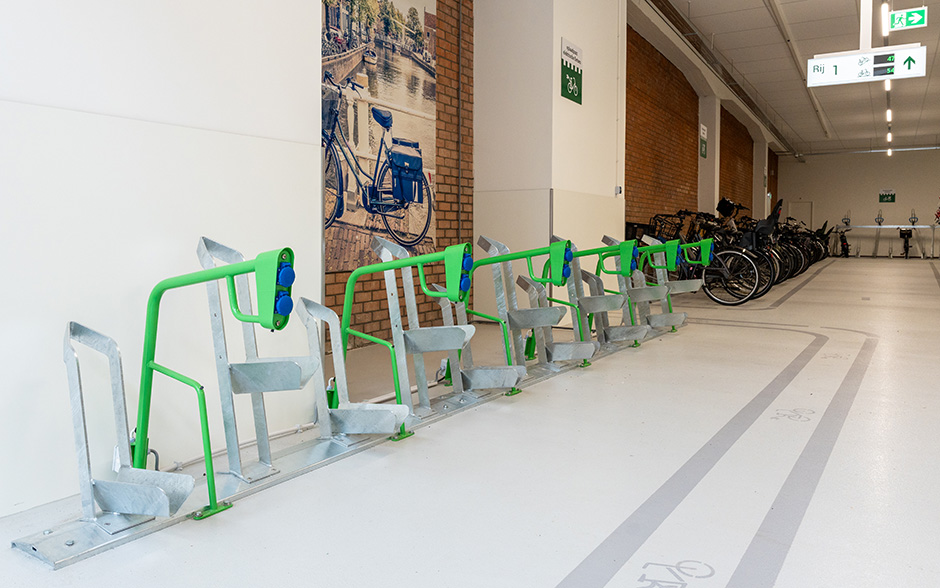 Kran parkeersysteem enkelzijdig