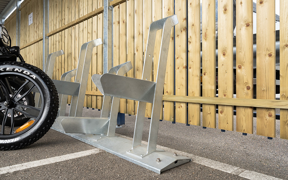 Kran parkeersysteem enkelzijdig
