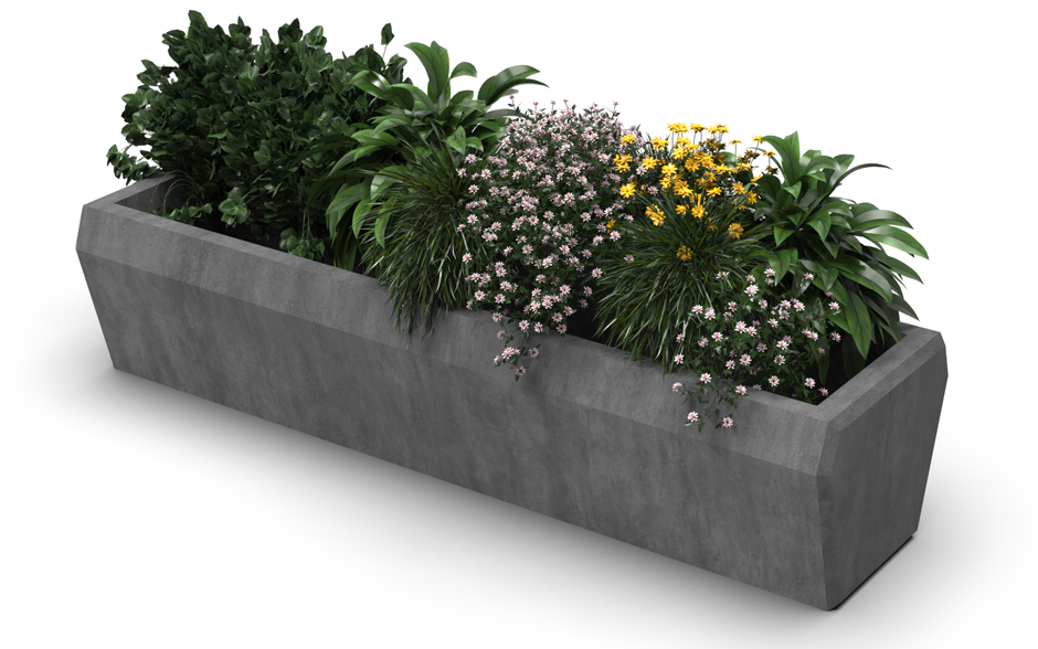 Rino plantenbak circulair beton