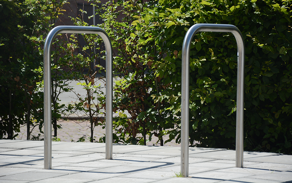 Leon fietsleunhek RVS zonder dwarsstang