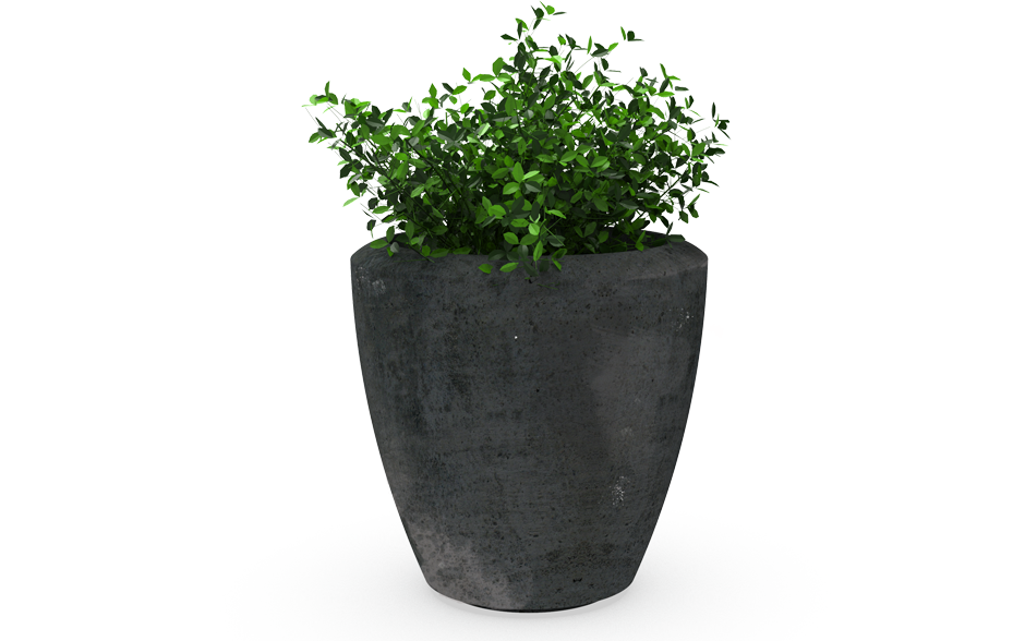 Etna Cascara plantenbak beton