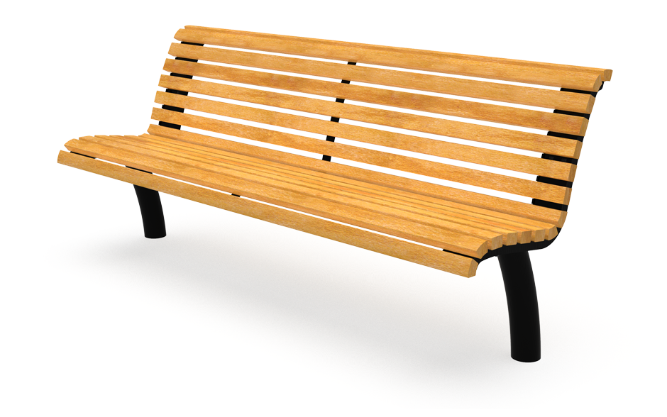 Raya bank enkelzijdig met rugleuning