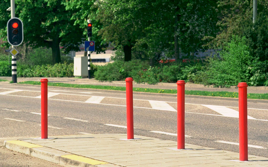 Traffic verkeerspaal staal