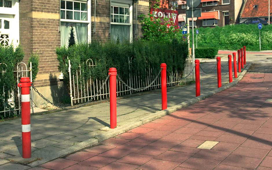 Traffic verkeerspaal staal