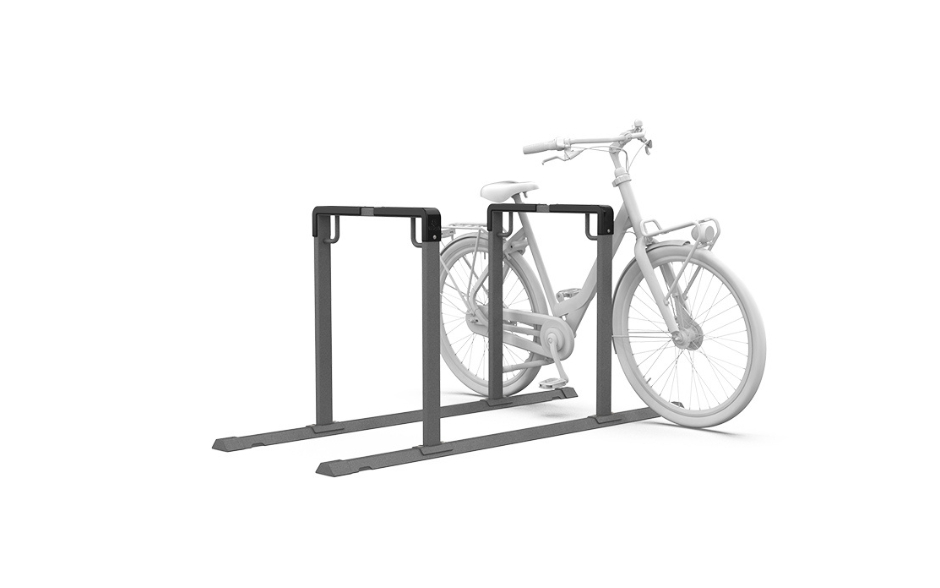 Kontur fietsleunhek staal traverse