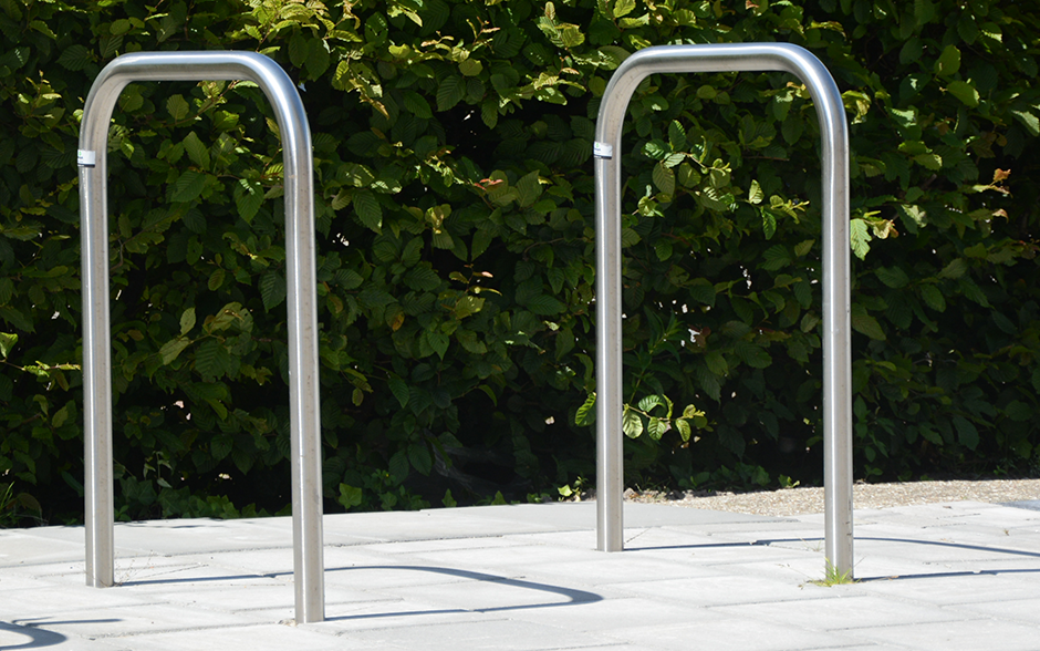 Leon fietsleunhek RVS zonder dwarsstang