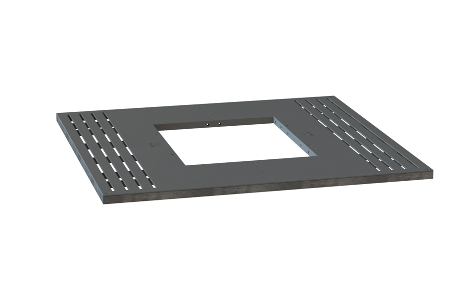 Scala boomrooster rechthoekig staal