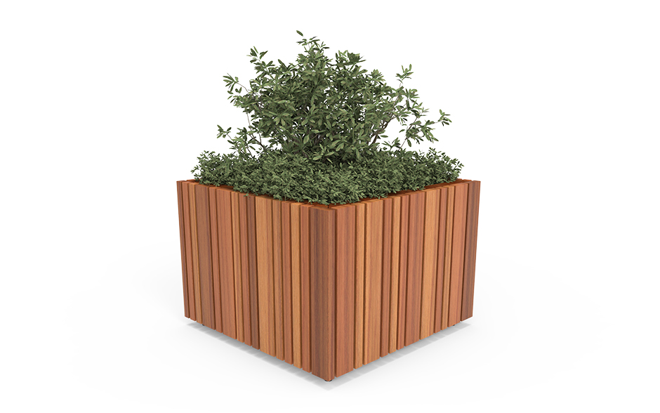 Secundo Pure plantenbakken hout 500L