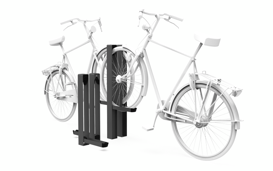Construct fietsenrek traverse dubbelzijdig staal
