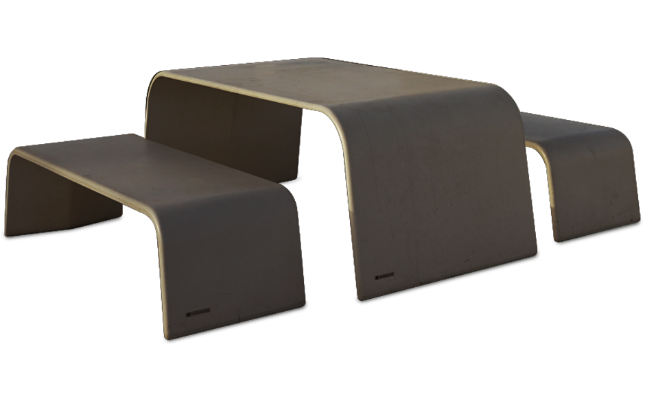 AURORA picknickset beton