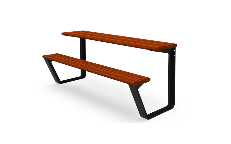 Reposa picknickset staal & bamboe enkelzijdig