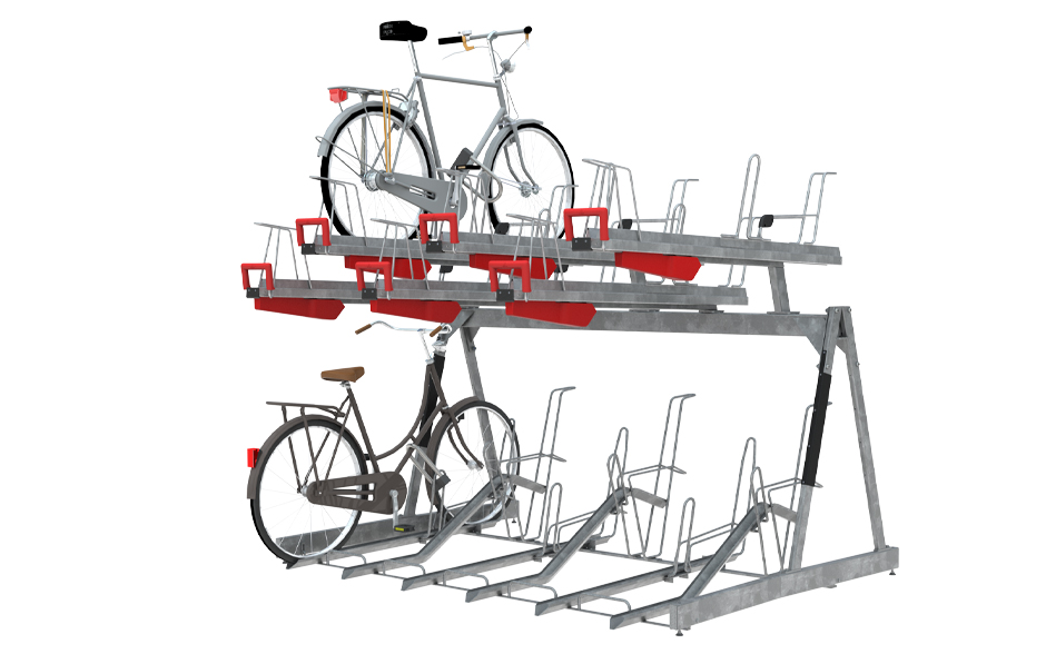 CapaCITY ICF two-tier bicycle rack