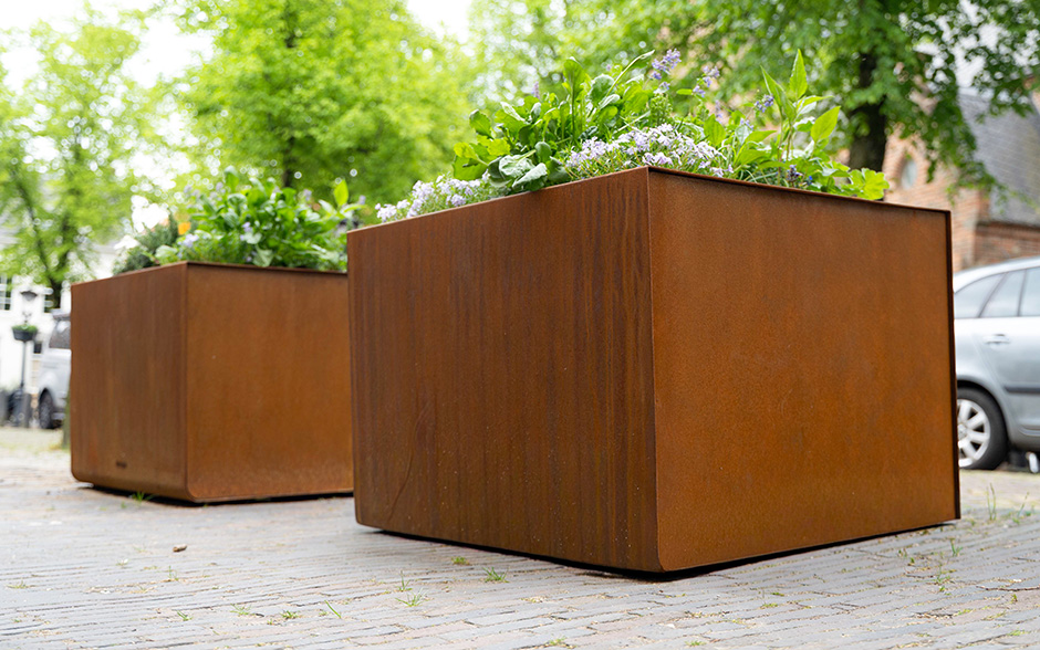 Reposa plantenbak cortenstaal 500L
