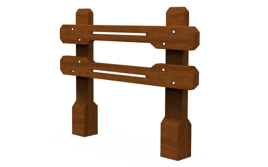 Timberfens geleidehek