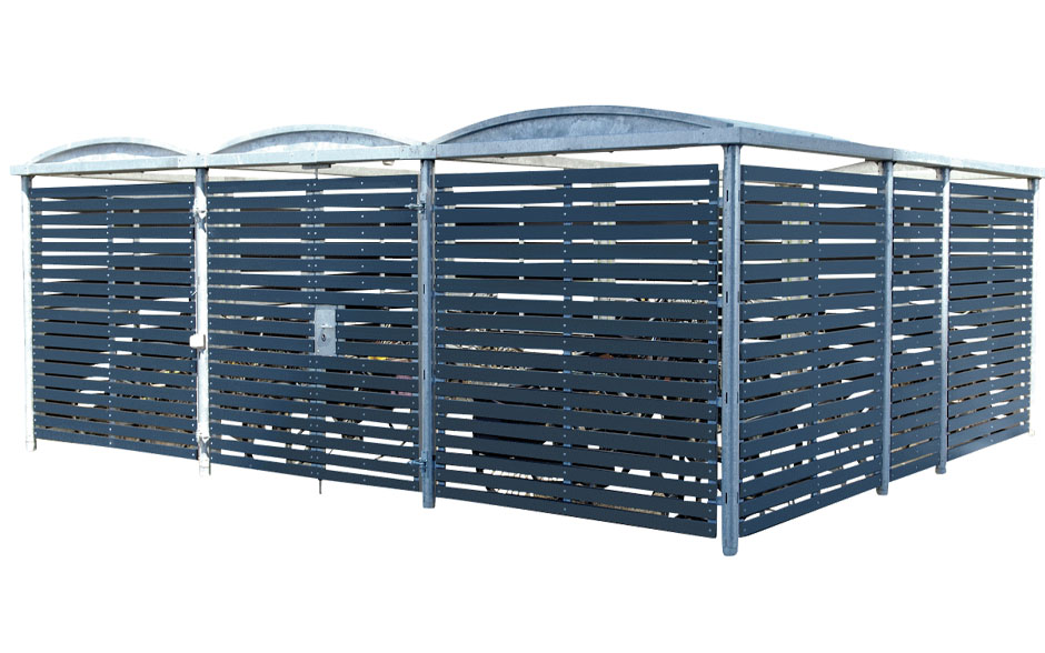 Meccado fietsenberging horizontaal latwerk