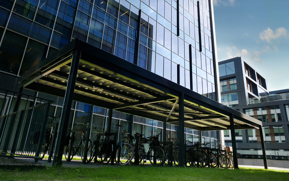 Veilig en droog fietsen stallen